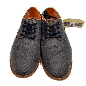 TOMS Youth Shoes, Brogue, Ash Twill